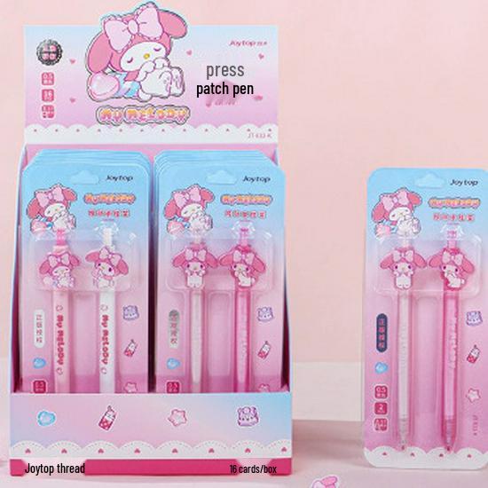 Мультяшная ручка Hello Kitty, нажимная, быстросохнущая, гладкая