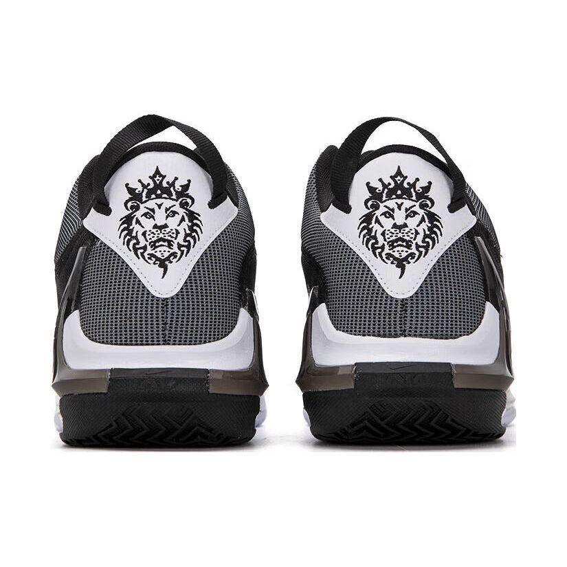 Nike LeBron Witness 7 EP Белые Черные Мужские Кроссовки Металлик-Серебристый DM1122-100