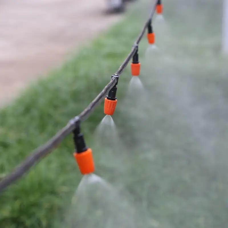 Система полива сада, охлаждения и туманообразования. Опрыскиватель тонкого распыления