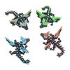 3D Printed Dragon Figurine Glow-in-the-dark Flying Dragon Fidget Toy with Movable Joints Luminous Articulated Dragon Decoration Ornament