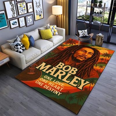 Bob Marley Tropical Design Suitable As a Non-slip Mat for the Living Room or Bedroom Sofa