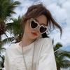 10 Pairs of White Heart-shaped Fashionable Glasses Designed for Both Men and Women Suitable for Party Enthusiasts