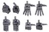 Kotobukiya Modeling Support Goods Hand Unit Wild Hand 25mm In Plastic Model M.S.G 2, Approx. Length, Non-Scale