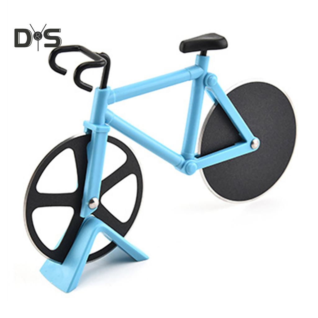 Новинка SW в форме велосипеда, резак для пиццы, двухколесный слайсер, кухонный инструмент для домашнего декора