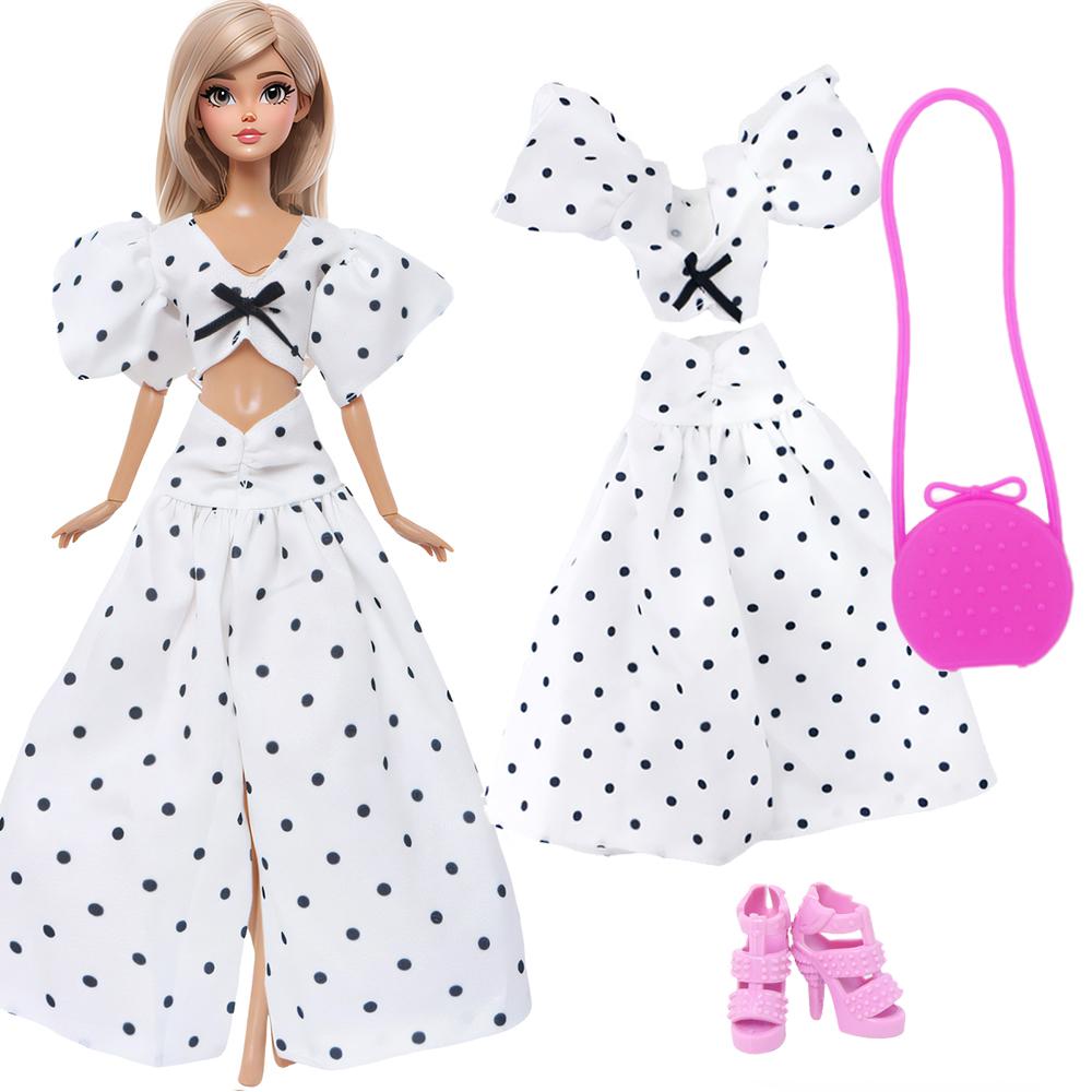 Модный набор одежды для кукол 30 см, ручная работа - Включает аксессуары, идеально подходит для переодевания и игр
