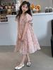 Girls' Floral Princess Dress
