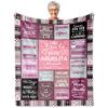 TRISG Regalo Para Abuelita, Abuelita Regalos, Abuela - Manta De Regalo De 50 X 60 Pulgadas, Regalos De Abuela En Español, Regalos De Cumpleaños Para