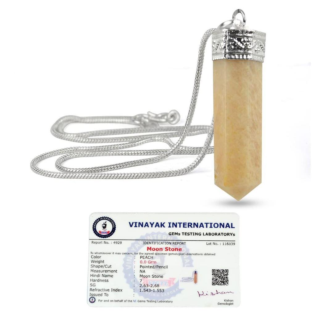 Подвеска-карандаш из кристалла Рейки с натуральным сертифицированным кристаллом качества AAA с сертификатом и металлической цепочкой для исцеления и кристаллическими лечебными драгоценными камнями