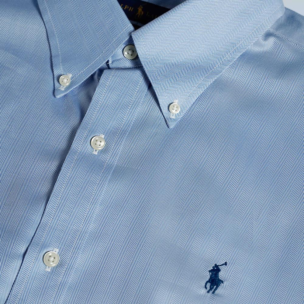 Polo Ralph Lauren Рубашка мужская FW23 Синяя MNPODSH37620353-400
