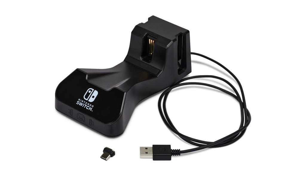 Лицензированная зарядная база контроллера PowerA для Nintendo Switch черного года [продукт Nintendo] - [2 гарантии] 1525991JP-01