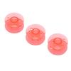 120Pcs Colorful Bobbins Assorted Transparent Soft Durable Plastic Sewing Bobbins for Machine Manual Work