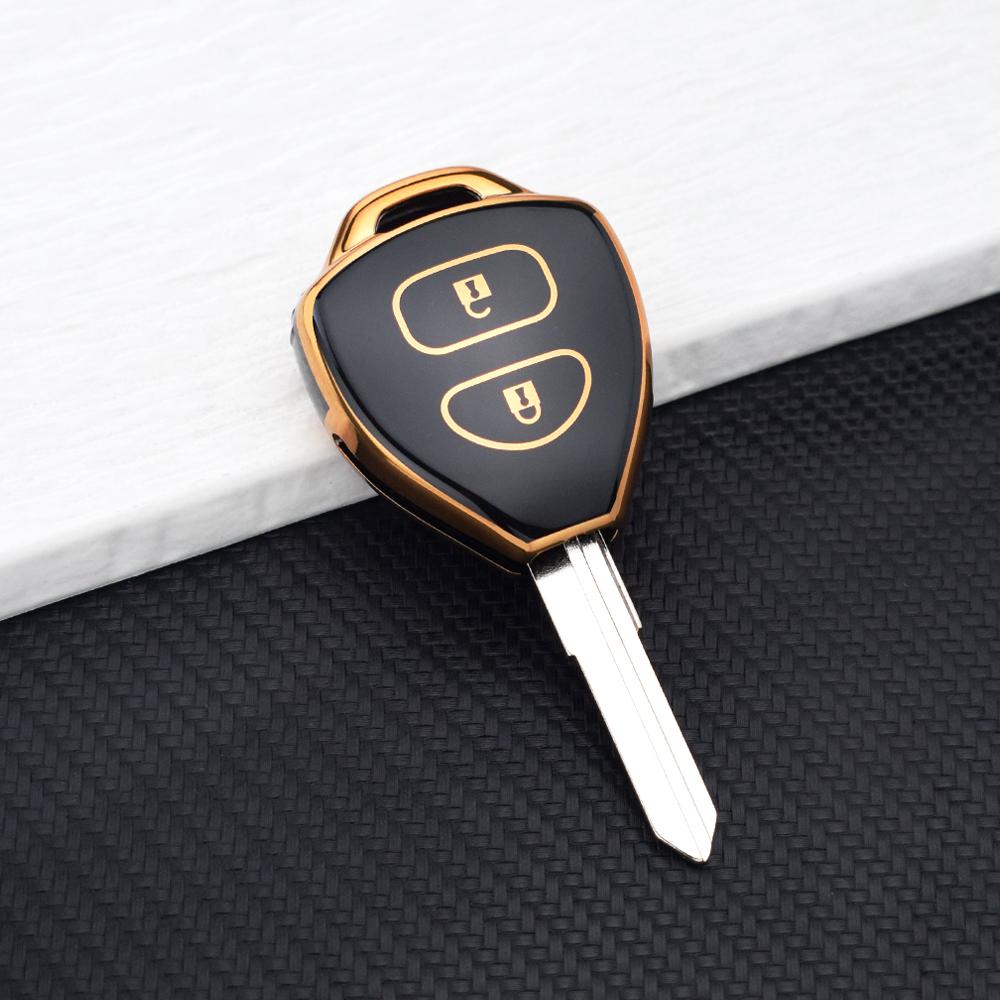 Защитный чехол для ключа автомобиля Toyota Auris Hilux Corolla Fortuner Prado Verso Camry Reiz Yaris Vitz Vios Rav4 Ractis