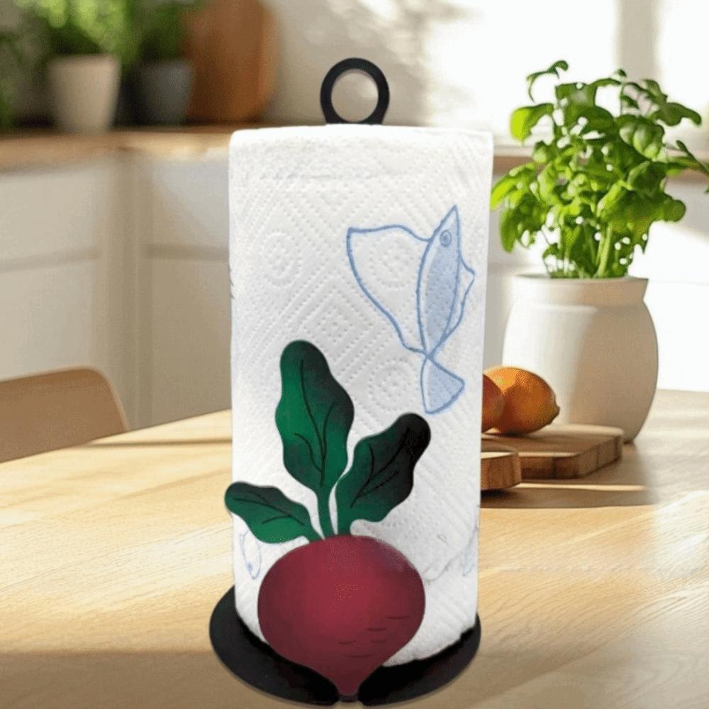 Rabbit Roll Paper Towel Holder Fruits Tissue Storage Rack Creative Flower Tissue Holder For Home