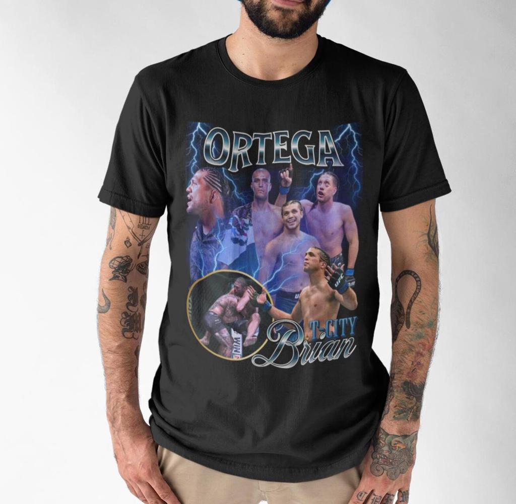 Brian Ortega T-City 90s UFC Shirt Graphic Style T-Shirt kickboxing T-Shirt Vintage Oversized Sport Tee Retro Boxer MMA Bootleg Gift MMA