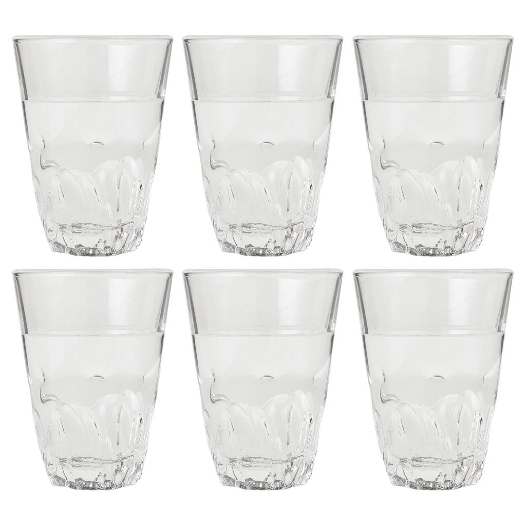 Toyo Sasaki Glass Tumbler Honkaku Shochu Doraku Dimple 300ml Made In Japan Dishwasher Safe P-33102HS