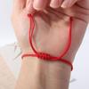 Hand Rope Snake Year Bracelet Chinese Style Fortune Bracelet Retro Lucky Red Rope  Gift