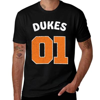 Ретро Dukes of Hazzard Отлично для фаната фильма Футболка Черные Свободные Рубашки Базовая Футболка Мужские Хлопковые Футболки Футболки с Графикой