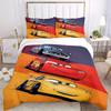 3pcs set Cars Racing1pc of quilt cover+2pcs of pillowcase, no core, print bedding, All Seasons Bedroom Setting094