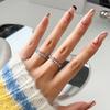 Модное розовое регулируемое кольцо Love: Стильный нишевый дизайн 2023 года для женщин