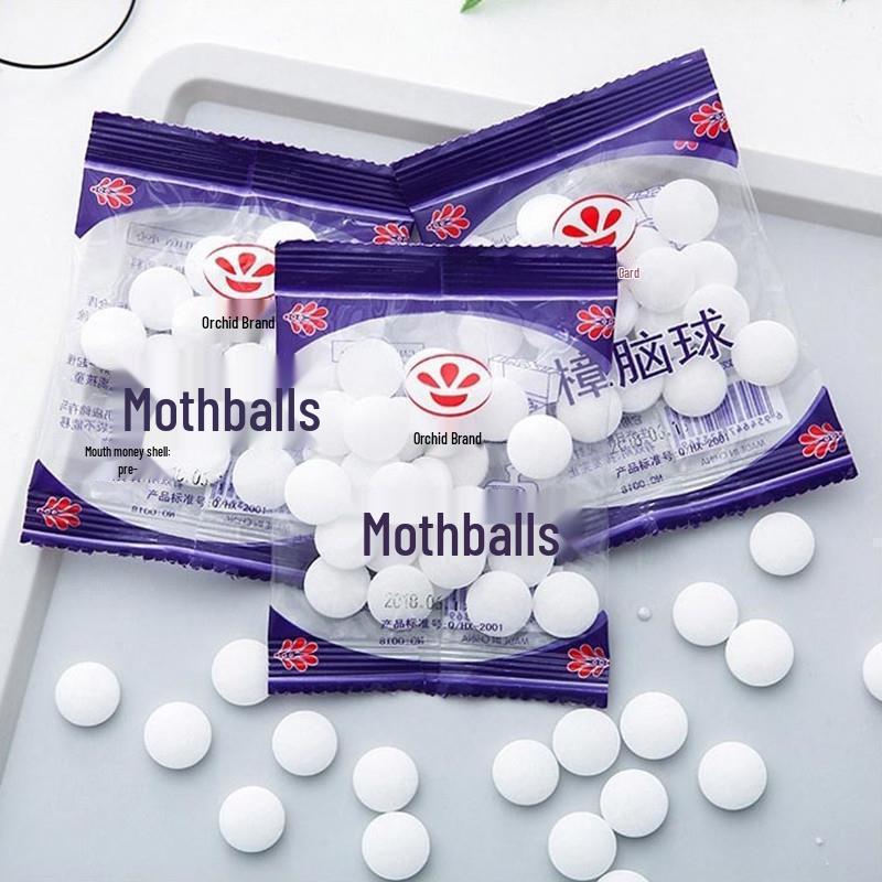 Aromatic Camphor Balls: Mildew & Insect Repellent, Deodorizer, Cockroach Proof Household Freshener