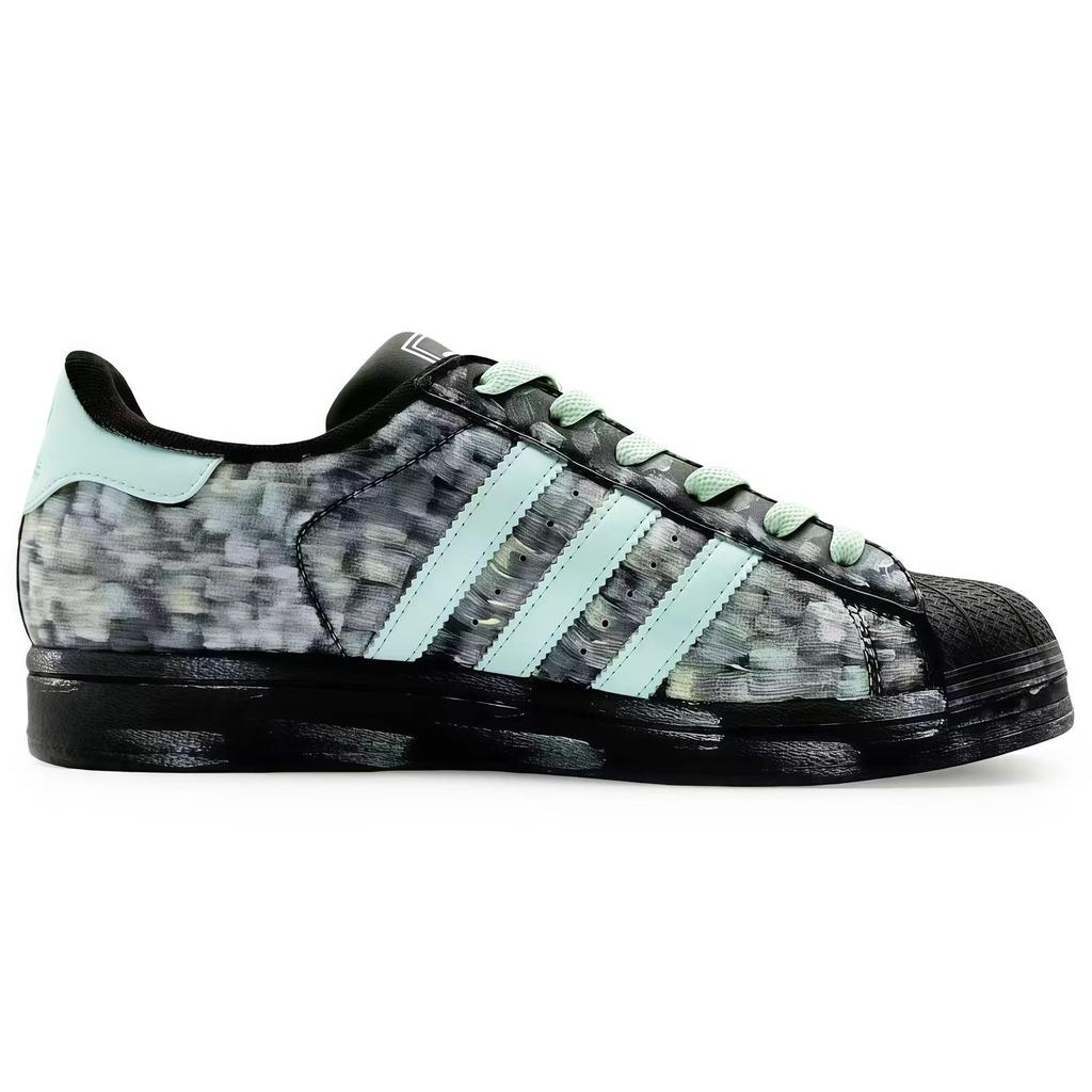 adidas Originals Superstar 2 Низкие Скейтбордические Кроссовки Унисекс Мятно-Зеленые JI0079(Команда1181- S)