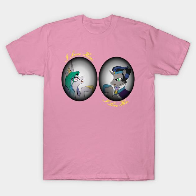 Футболка женская Love In A Different World Celestia And Sombra 2 Or Harajuku Print Kawaii футболка летняя женская футболка с коротким рукавом топ футболка