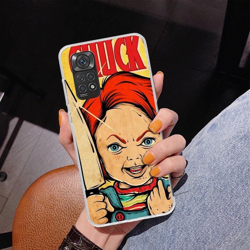 Чехол для телефона Chucky Child's Play для Xiaomi Redmi Note 15 14 13 12S 12 11 Pro Plus 14S 11S 11E 10 10S 11T 5G Персонализированный чехол Re