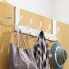 С 5/6/7 крючками над дверным крючком Съемная вешалка для одежды Новые вешалки для полотенец Ванная комната
