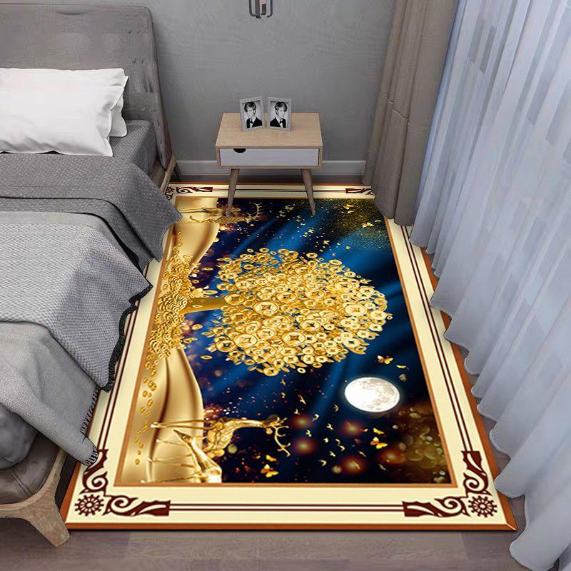 3D ковер большой площади, прикроватная подставка для ног для всей комнаты, спальни, бытовой грязеотталкивающий коврик для эркера, балкона, высококачественный напольный коврик