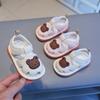 Baby Walking Shoes Non-slip Soft Sole for Toddlers Kids Sandals with Cute Bears 2025 Summer New Girls Cartoon Shoes Cute Boys