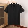 Breathable Comfortable Tops Casual Style Solid Color Shirts Men's and Women Short Sleeve Lapel Shirts Summer Workwear T-shirt YG-920J