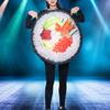 Праздничный костюм ролла суши для празднования Хэллоуина