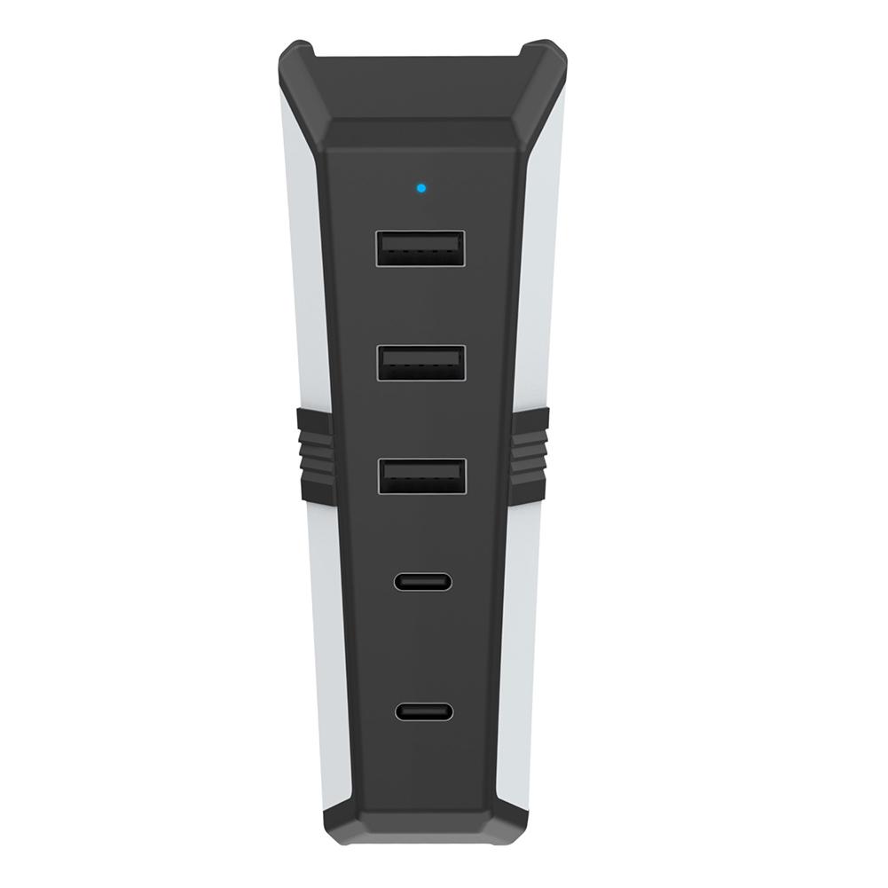 5-портовый концентратор расширения с 3x USB 2.0, 1x USB Type-C, 1x Type-C 3.1, удлинитель для передачи данных для консоли PlayStation 5 Pro