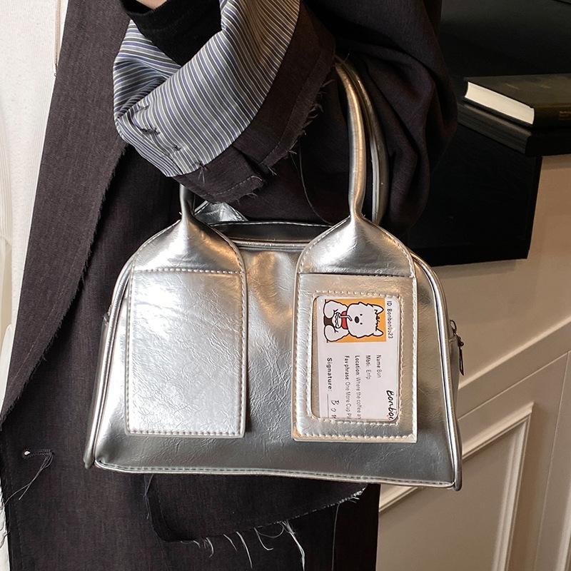 Корейская ретро-портативная сумка-подушка для женщин, новый нишевый дизайн, модная и стильная повседневная сумка через плечо на одно плечо
