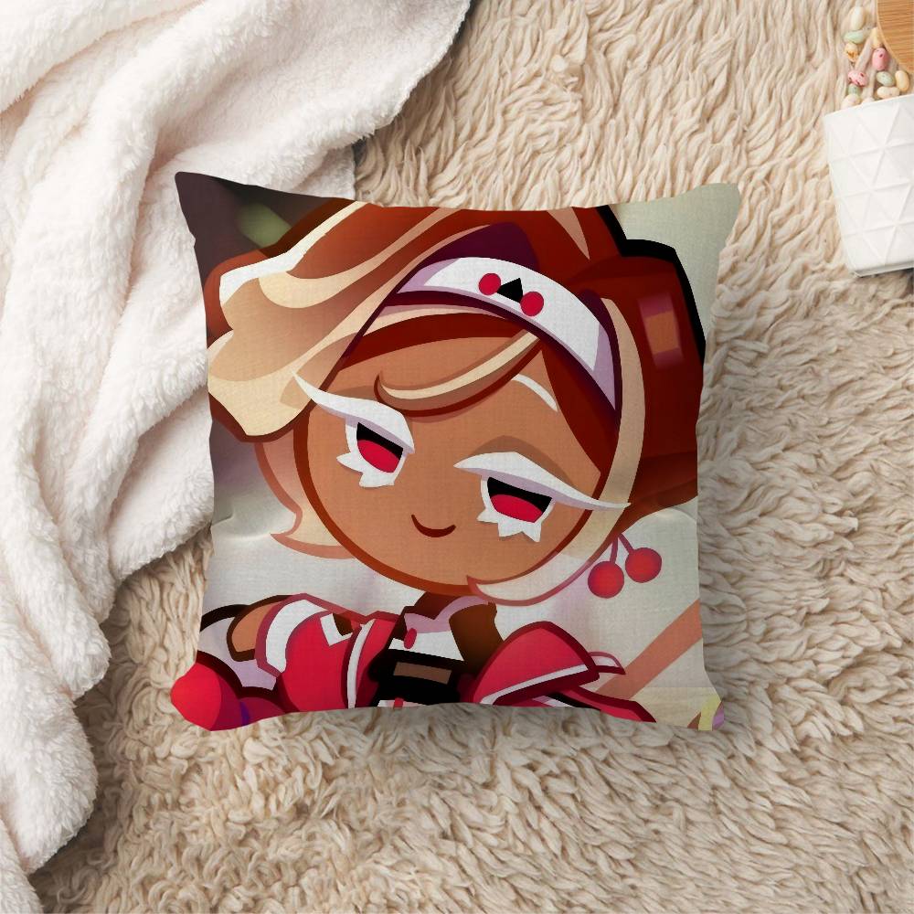 Чехол для подушки Cookie Run Kingdom Чехол для автомобильной подушки-плед для дивана Автомобильный Рождественский подарок xсм xсм