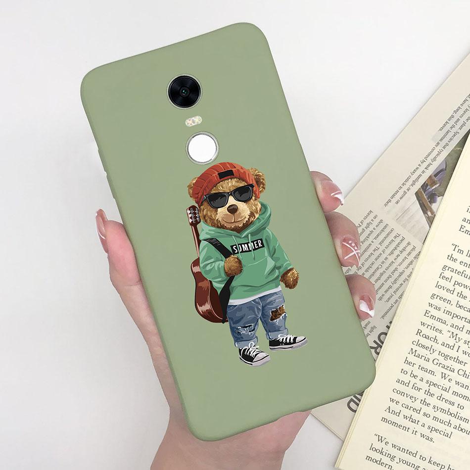 Милый Мультяшный Чехол Для Xiaomi Redmi 5 Plus Чехол Мягкий Расписной Матовый Силиконовый Задний Чехол Для Redmi5 Plus Redmi 5+ Чехлы Для Телефона Funda