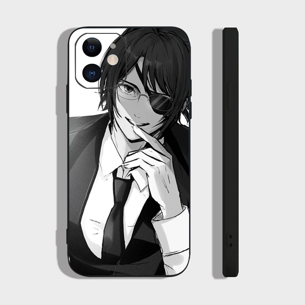 Чехол для телефона Hange Zoe Аниме Атака Титанов Для IPhone 17 Air 16 15 14 13 Pro Max 11 12 Черный Силиконовый Чехол