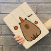Чехол для iPad mini4/5/6, новая картина маслом в стиле милой капибары 2022 gen10 10,9 Air4/5 10,9 Air1/2 2018/17 gen6/5 9,7, тройной чехол с подставкой для карандашей