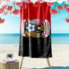 Coventry City Print Beach Towel, Large Soft Quick Dry Towel for Beach Camping Swimming