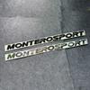 Наклейка с логотипом MONTERO SPORT на капот, эмблема, наклейки на автомобиль для Mitsubishi Montero, 3D логотип, передняя головная часть, задний багажник, наклейки для рестайлинга, аксессуары