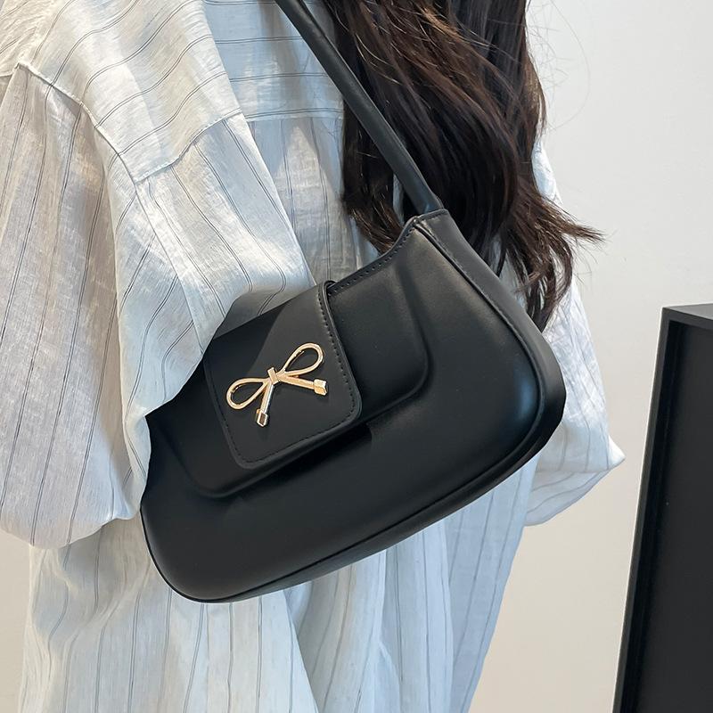 Simple Women's Bag New Korean Style Personalized One-shoulder Armpit Bag Texture Fashionable Commuter Bag Bag Armpit Bag