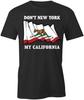 DON'T NEW YORK MY CALIFORNIA TShirt Tee Short-Sleeved Cotton CLOTHING S1BCA611