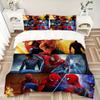 Spiderman Spiderverse Print 3Pcs Bedding Setduvet Cover With 2 Bedropillowcase Home Birthday Gift