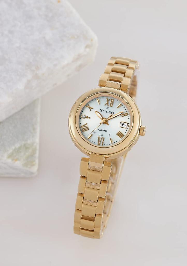 Часы Scene Radio Controlled Model Titanium Series Gold [Casio] [] SHW-7100TG-7AJF Womens