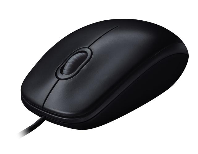 Logitech M90 Wired Mouse, USB Type-A, Optical, 1000 DPI, Black