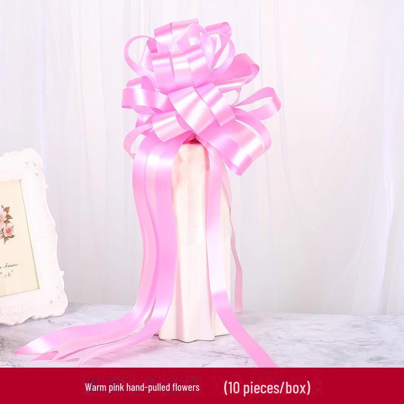 Wedding Car Ribbon & Floral Décor Set for Gifts and Room Layout