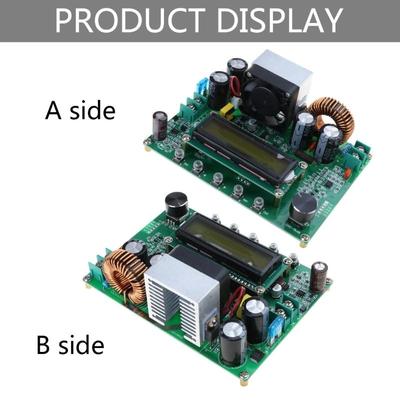 Повышающий модуль Регулируемый модуль DC10-75V к DC0-60V Преобразователи выходной мощности Модуль печатной платы 720W 12A