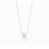 [Silver 925] Triple Circle Pendant Necklace Llns24401U_S
