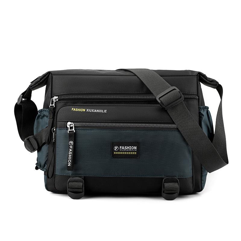 Новые мужские сумки через плечо, мужские нейлоновые сумки на плечо, сумки-мессенджеры для мальчиков, мужские сумки для путешествий, повседневная большая сумка серого цвета