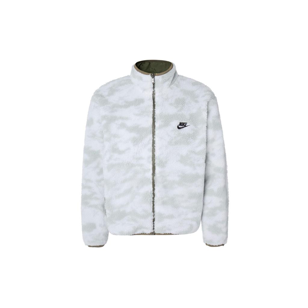 Nike Мужская двусторонняя куртка Club Fleece, цвет 'Средняя олива/Черный' (Оливковый Камуфляж)' DQ4885-222